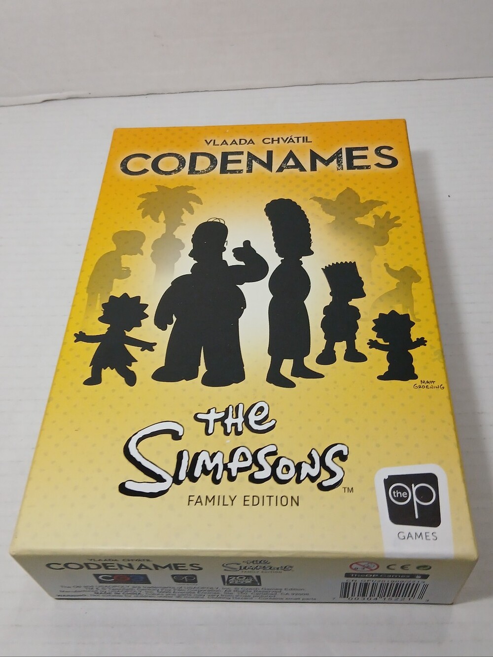 Codenames: The Simpsons, New Open Box - Sealed Cards